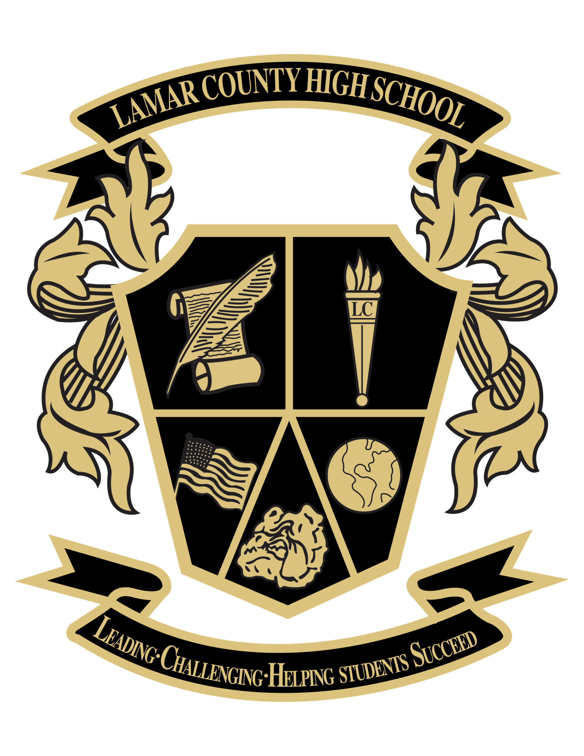 LAMAR COUNTY HS CREST ART COLOR-2019 - MRM Grad Sales