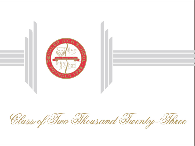 Official Graduation Announcements Deshler High School MRM Grad Sales